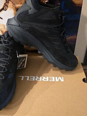 Merrell Men Moab Speed 2 Mid GORE-TEX® Shoes Boots Size 13 US Hiking Trail NEW